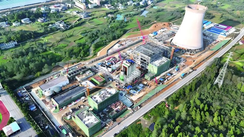 助推能源发展 助力西部开发┃重庆涪陵燃机热电联产项目EPC总承包项目保温油漆工程已近尾声